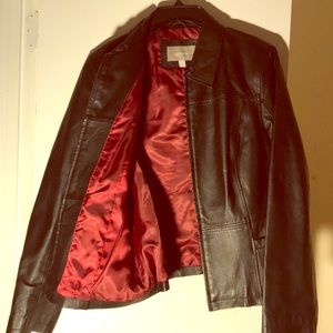 All real leather jacket